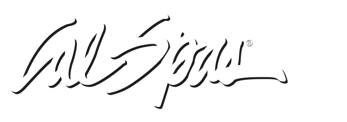 Calspas White logo hot tubs spas for sale Milldale Southington